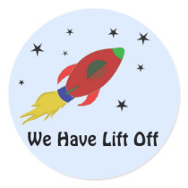 Rocket Ship with Saying