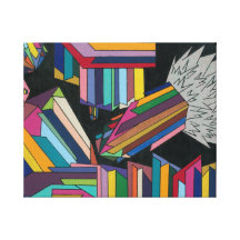 Rocket Stretched Canvas Print