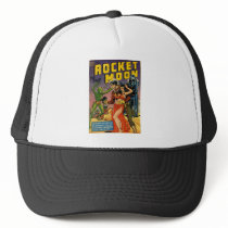 Rocket to the Moon Comic Mesh Hat