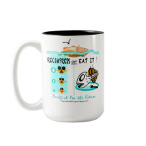 Rockfish fishing fisherman's mug cup