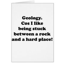 rockhardplaceblack greeting card
