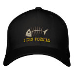 Rockhound "I Dig Fossils" Embroidered Cap
