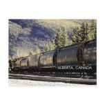 Rockies & Trains, Alberta Canada (fine art photo) postcards