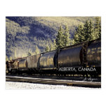 Rockies & Trains, Alberta Canada (fine art photo) Post Card