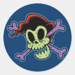 Rockin' Billy Skull Sticker