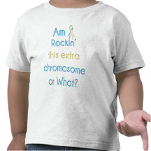 Rockin ce ruban supplémentaire de chromosome t-shirt