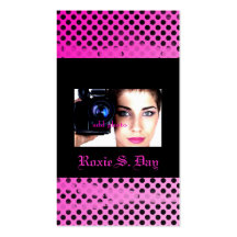 ROCKIN' GRUNGE ROCKSTAR BUSINESS CARD