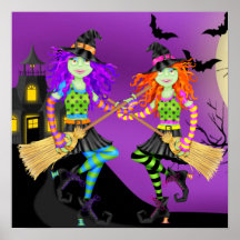 Rockin' Halloween Witch - SRF Print
