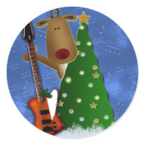 Rockin Reindeer Sticker