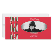 Rockin' Retro Holiday Custom Photo Card