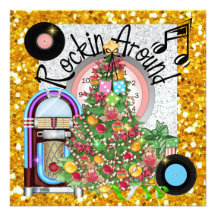 Rocking Christmas Party - SRF Personalized Announcement