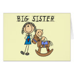 Rocking Horse Big Sister T-shirts and Gifts Card