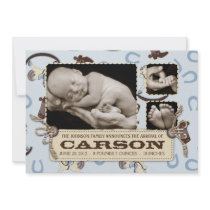 Rocking Horse Boy Announcement Card 2