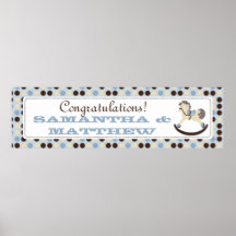 Rocking Horse Boy Banner Posters