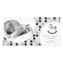 Rocking Horse Boy Photo Card