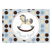 Rocking Horse Boy TY Gift Tag Business Card