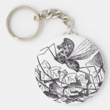 Rocking-horse fly keychains
