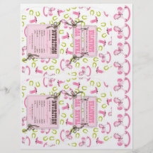 Rocking Horse Girl Mini Puff Box B2 Full Color Flyer