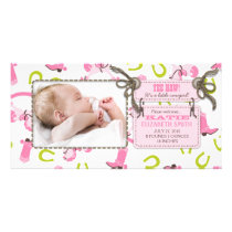Rocking Horse Girl Photo Card 2