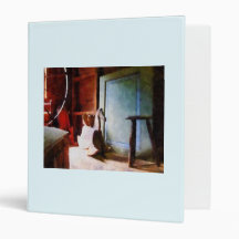 Rocking Horse in Attic Vinyl Binder