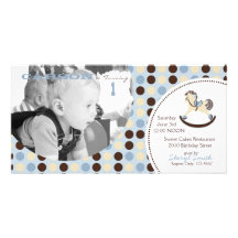 Rocking Horse Invitation Photo Card