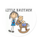 Rocking  Horse Little Brother Tshirts Sticker