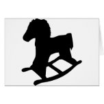 rocking horse - rocker card