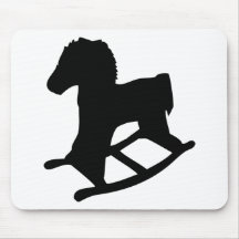 rocking horse - rocker mouse pad