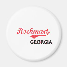 Rockmart Georgia City Classic Fridge Magnets