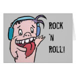 Rock'n Piggy Card