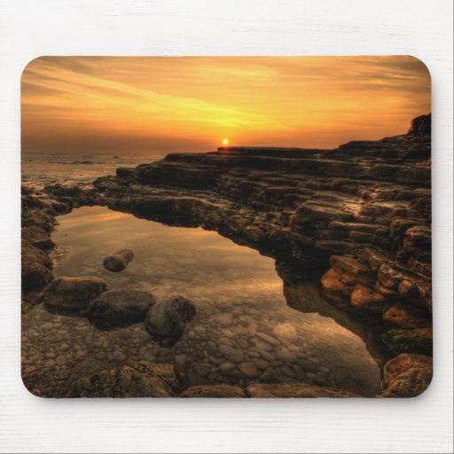 Rockpool Sunrise Mousemat
