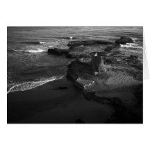 Rocks and Surf, Off Campus, April 1966 Greeting Card