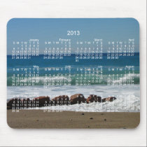 Rocks at the Beach; 2013 Calendar mousepads