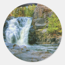 Rocks Below the Deeps Round Sticker