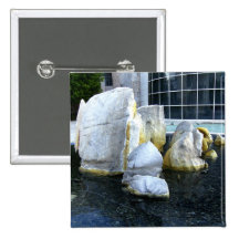 Rocks In A Fountain Pinback Buttons
