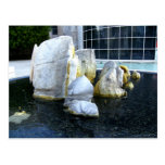 Rocks In A Fountain Postcards
