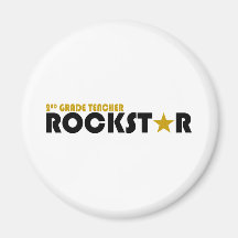 Rockstar - 2nd Grade Fridge Magnets