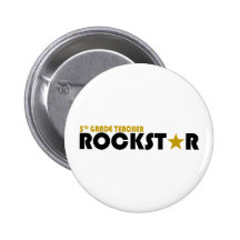 Rockstar - 5th Grade Button