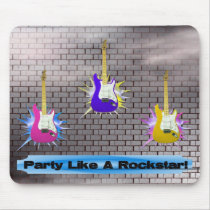 Rockstar Brick Wall Mouse Mat