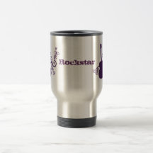 Rockstar Guitar Mug, Purple