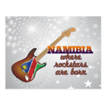 Rockstars are born in Namibia Postcards