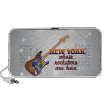 Rockstars are born in New York Portable Speaker