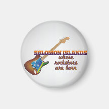 Rockstars are born in Solomon Islands Magnet