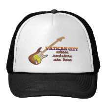 Rockstars are born in Vatican City Trucker Hat