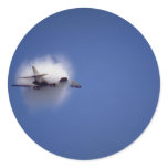 Rockwell B1-B, at sound barrier, with vapor Sticker