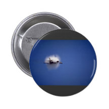Rockwell B1-B, at sound barrier, with vapour Pinback Button