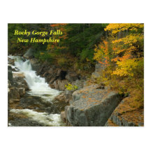 Rocky Gorge Falls, NH   Postcard