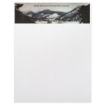 Rocky Mountain Nation Park letterhead/stationary