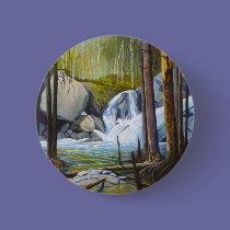 Rocky Mountain Watefall - "Raging Solitude" buttons