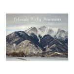 Rocky Mountains, Colorado Postcard